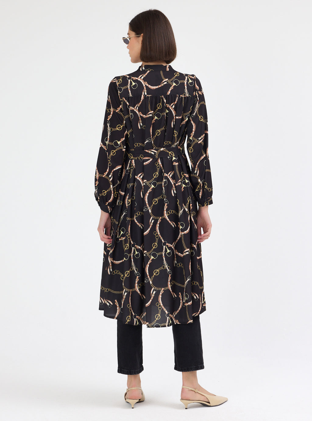 Chain print Shirt Tunic - Store WF