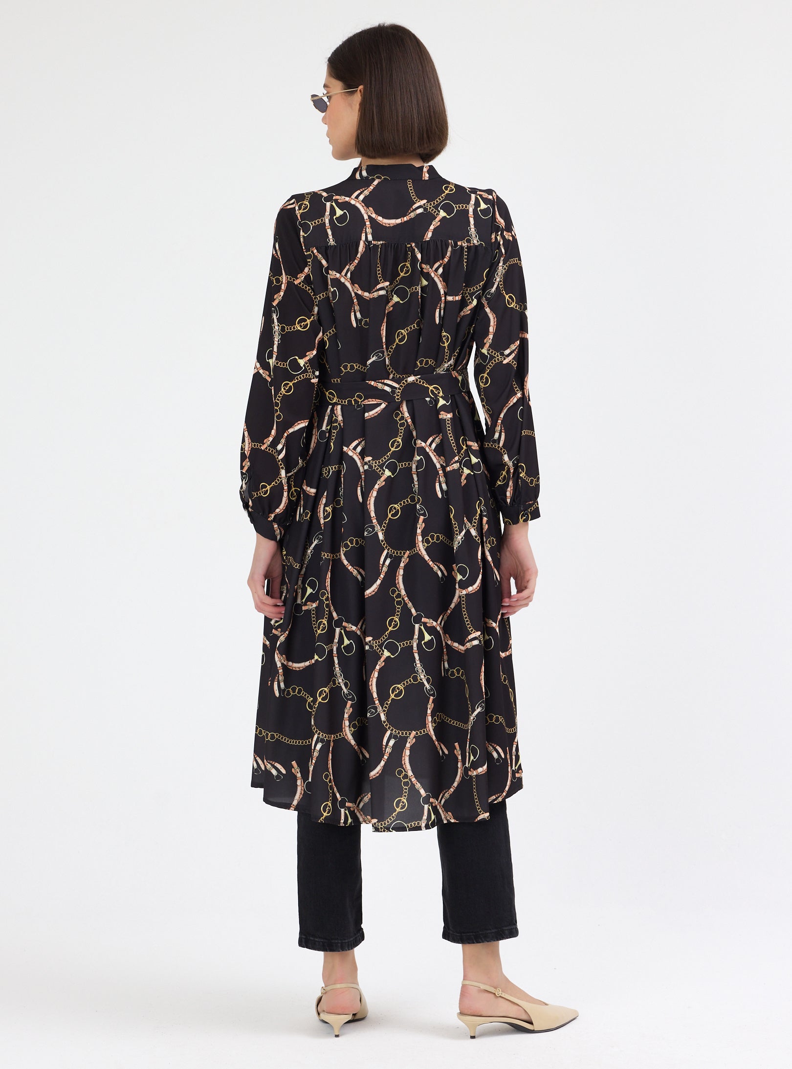 Chain print Shirt Tunic - Store WF