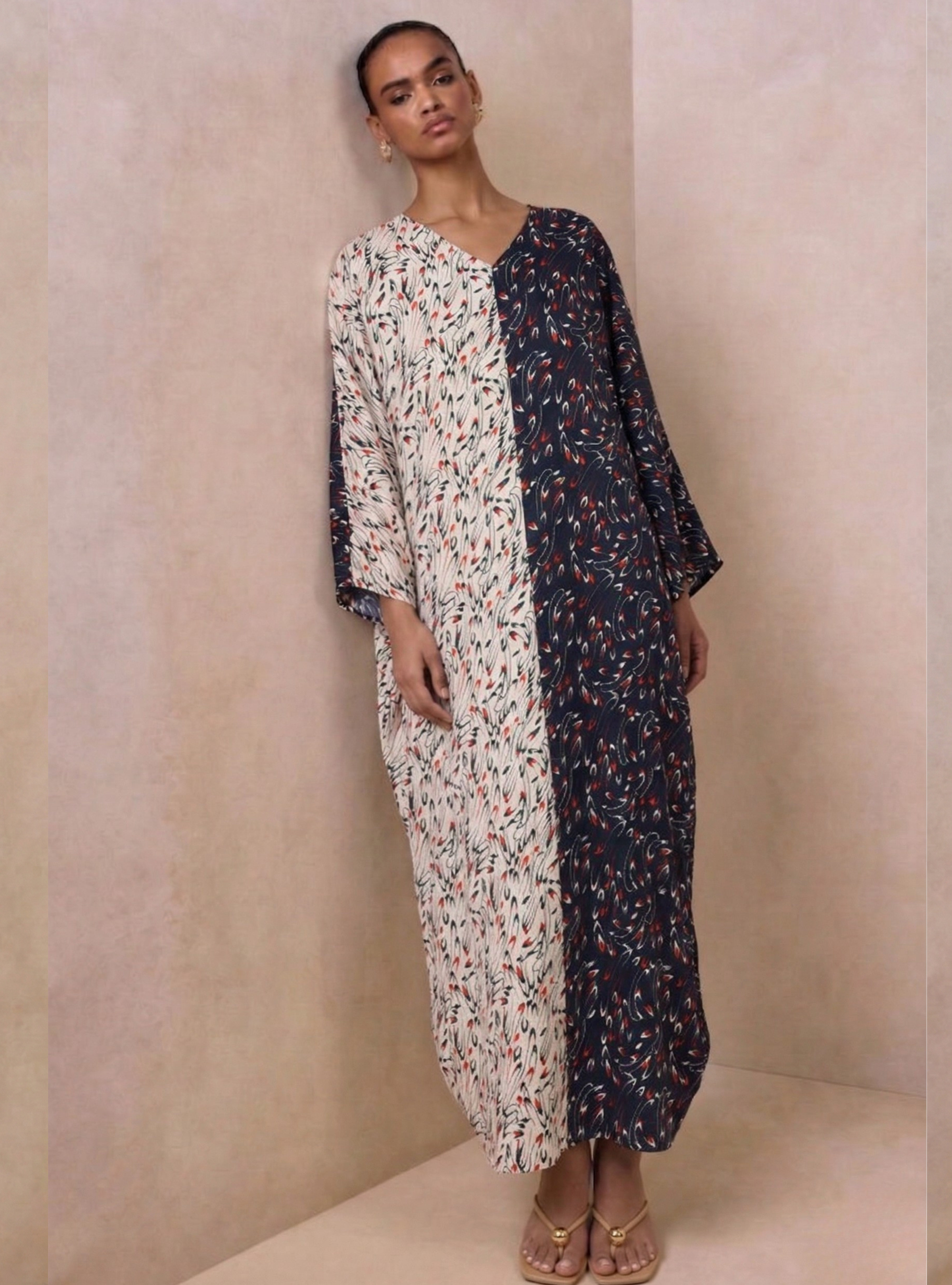 Multi-Colour Kaftan Dress - Store WF