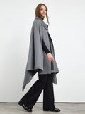 Gray Wool Cape Jacket - Store WF