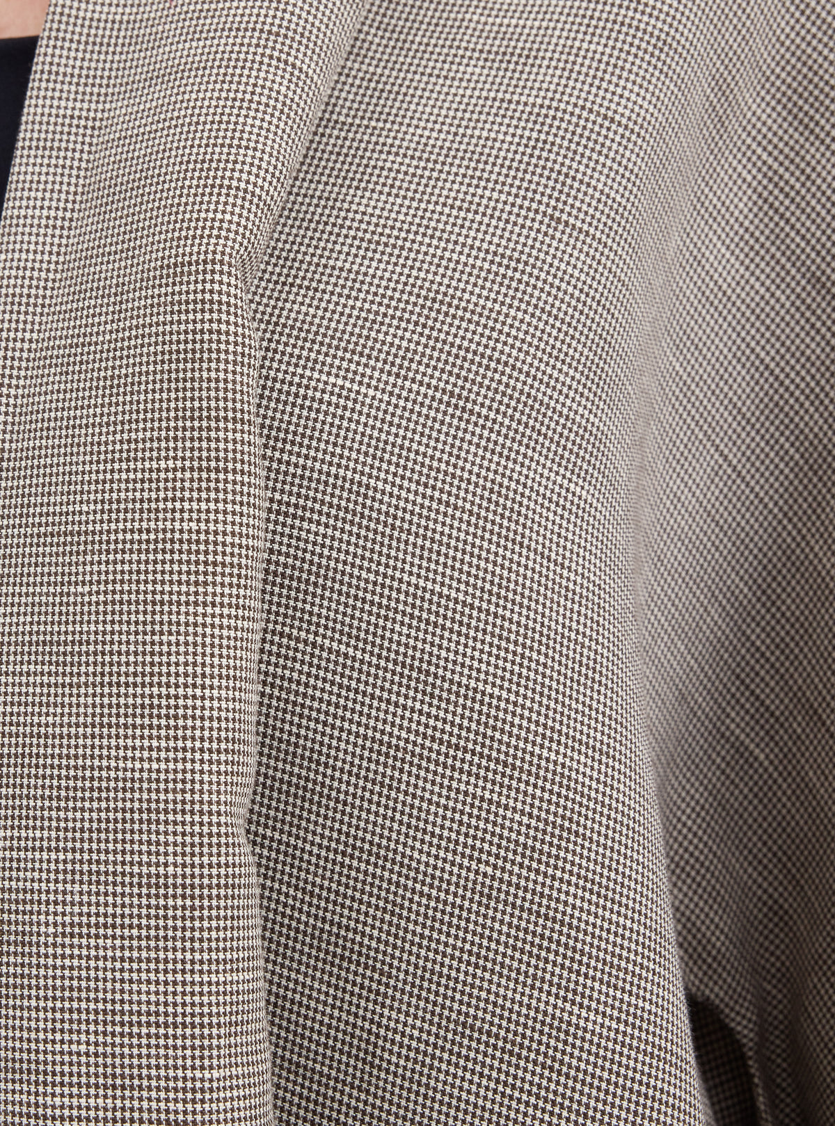 Houndstooth Print Cotton Abaya