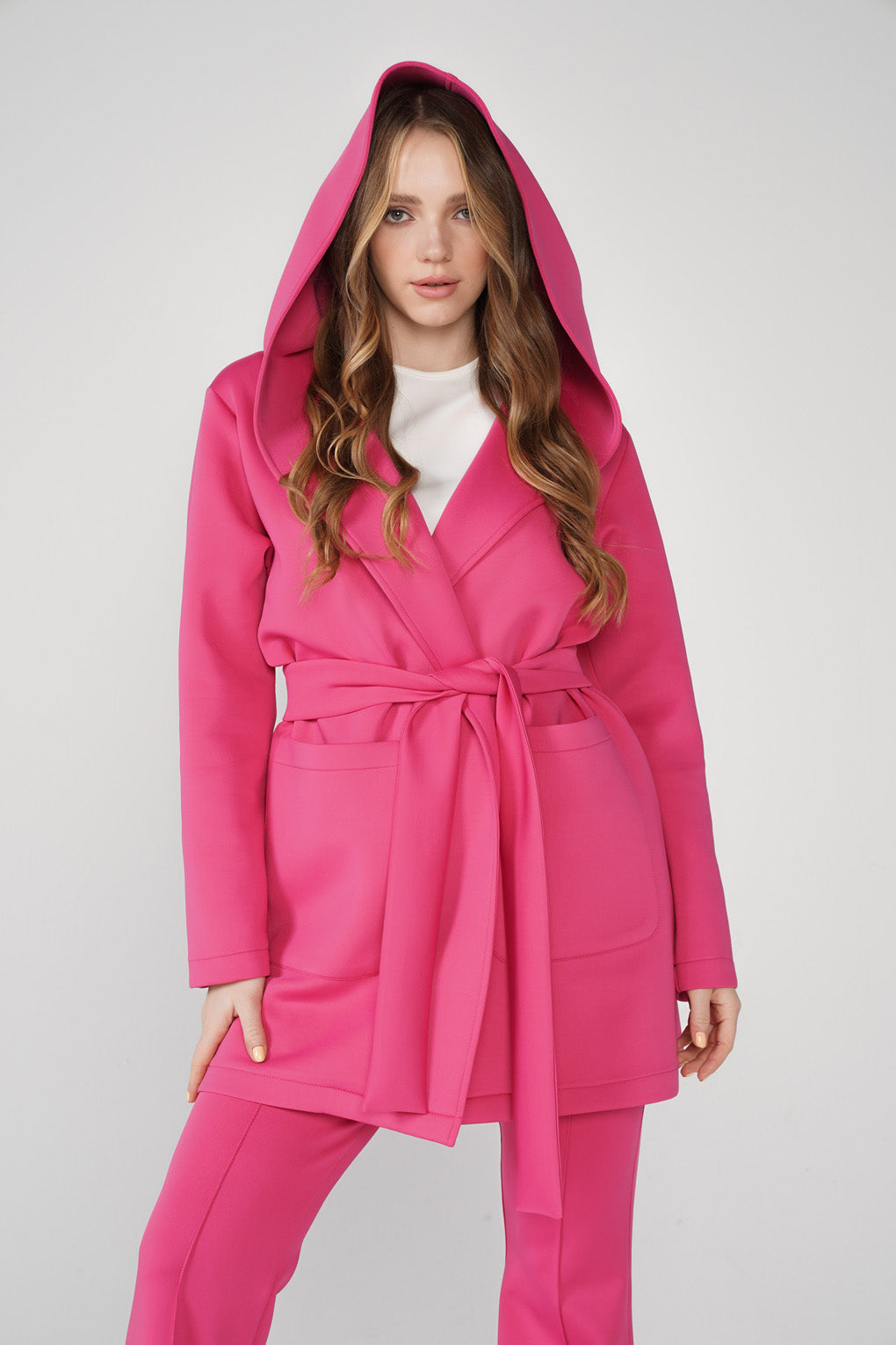Pink Scuba Jacket & Pant Set - Store WF
