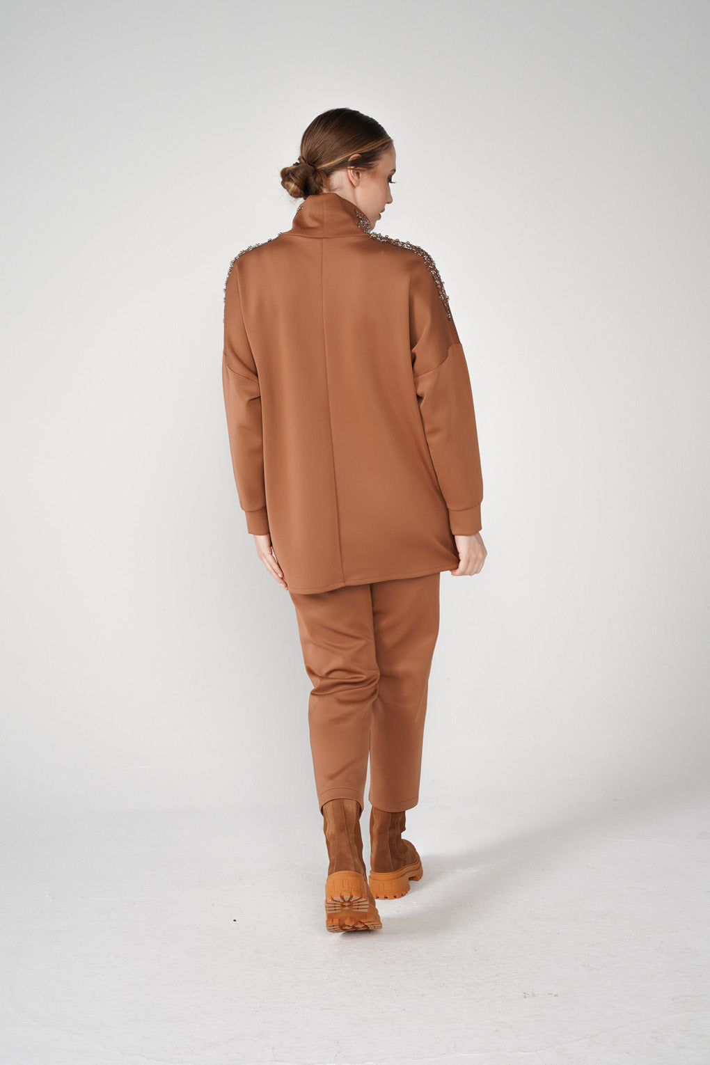 Taba High Neck Scuba Tracksuit Set - Store WF