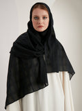 Cotton Black Scarves Hijab - Store WF