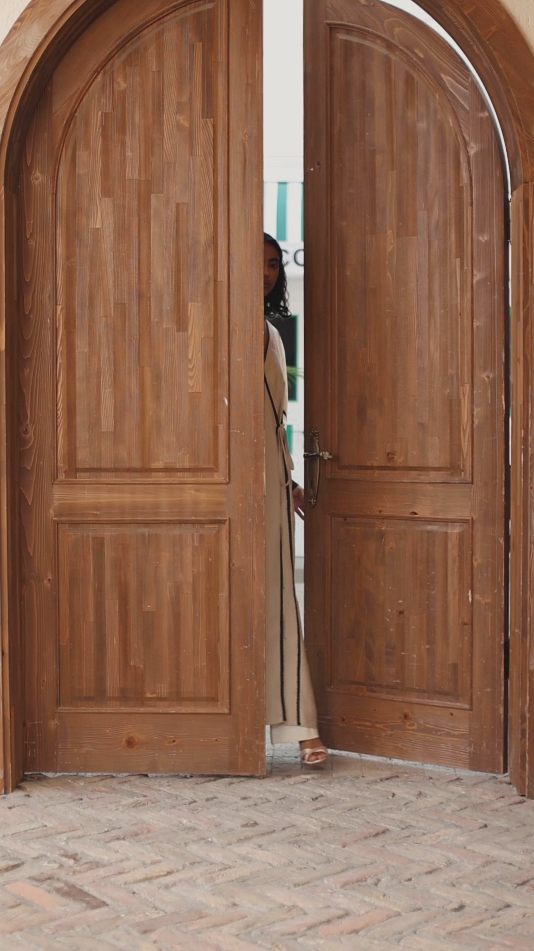 %100 Yıkanmış Keten Abaya Kaftan