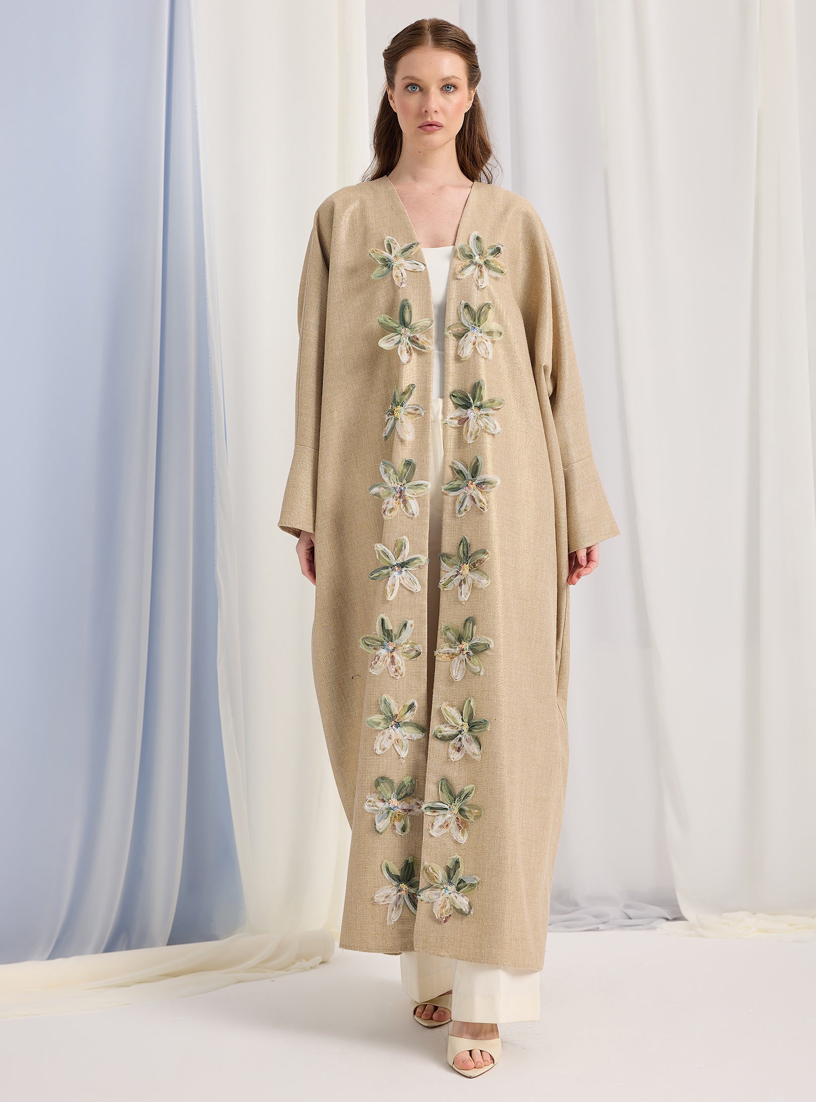 Gold Lurex Abaya - Store WF