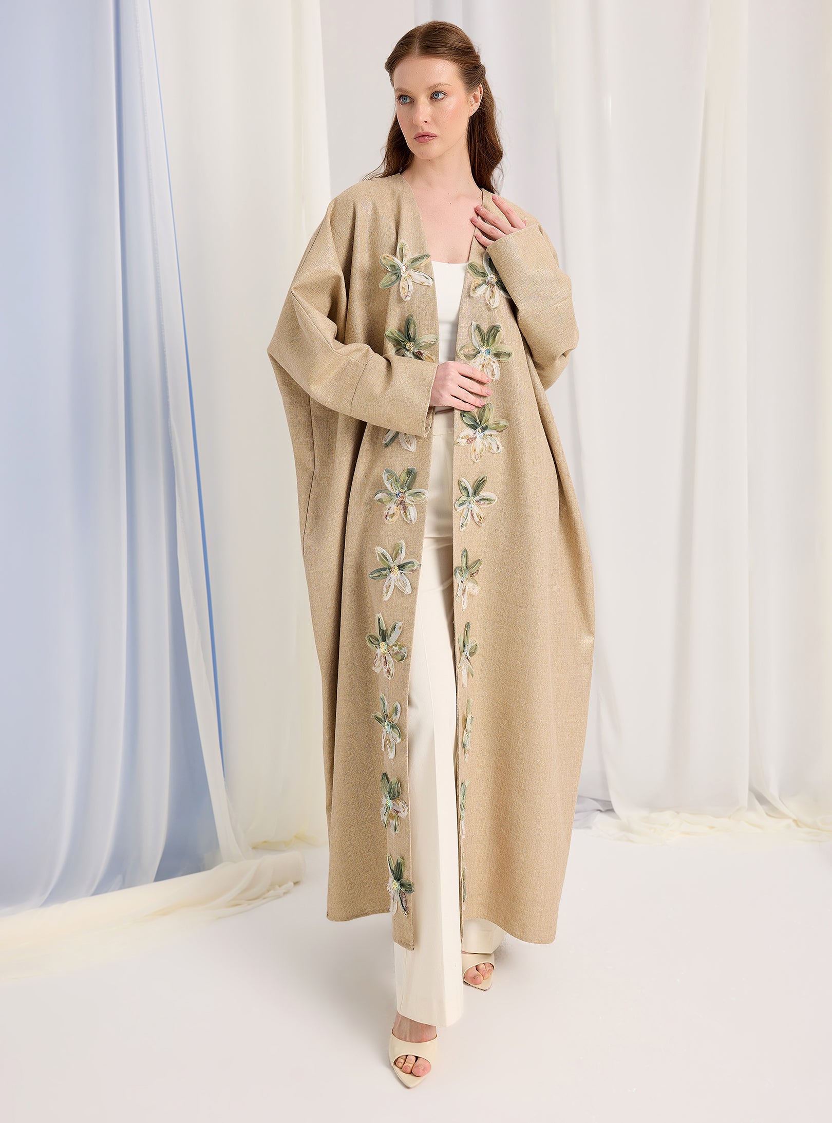 Gold Lurex Abaya - Store WF