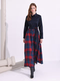 Check Print Maxi Dress - Store WF