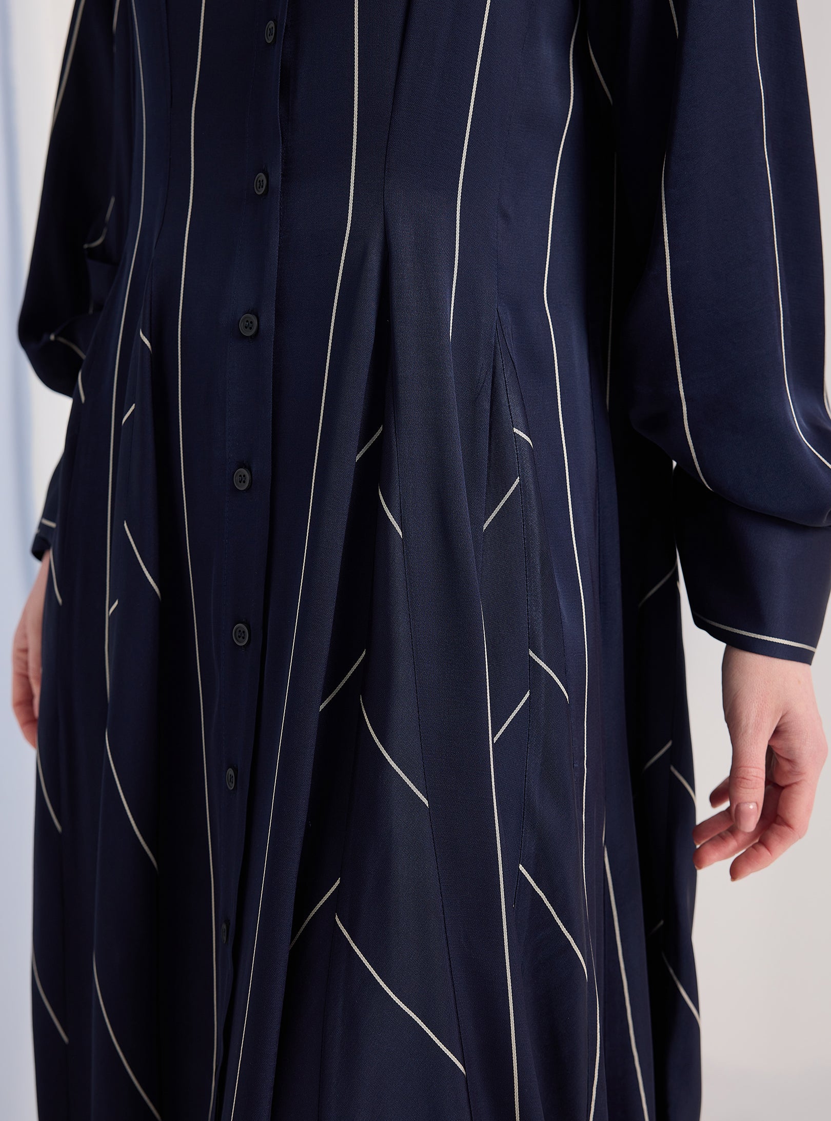 Navy Stripe Maxi Dress - Store WF