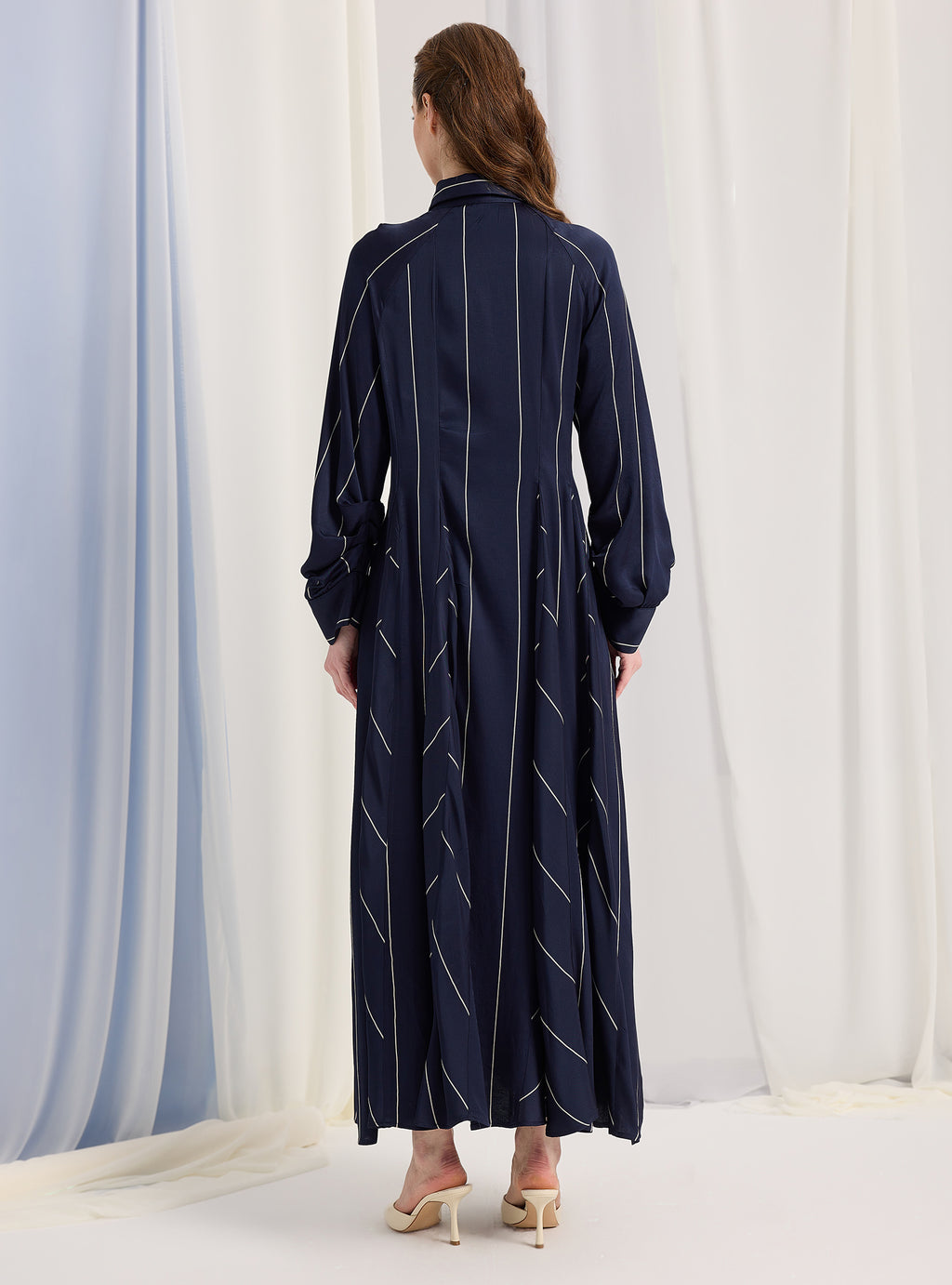 Navy Stripe Maxi Dress - Store WF