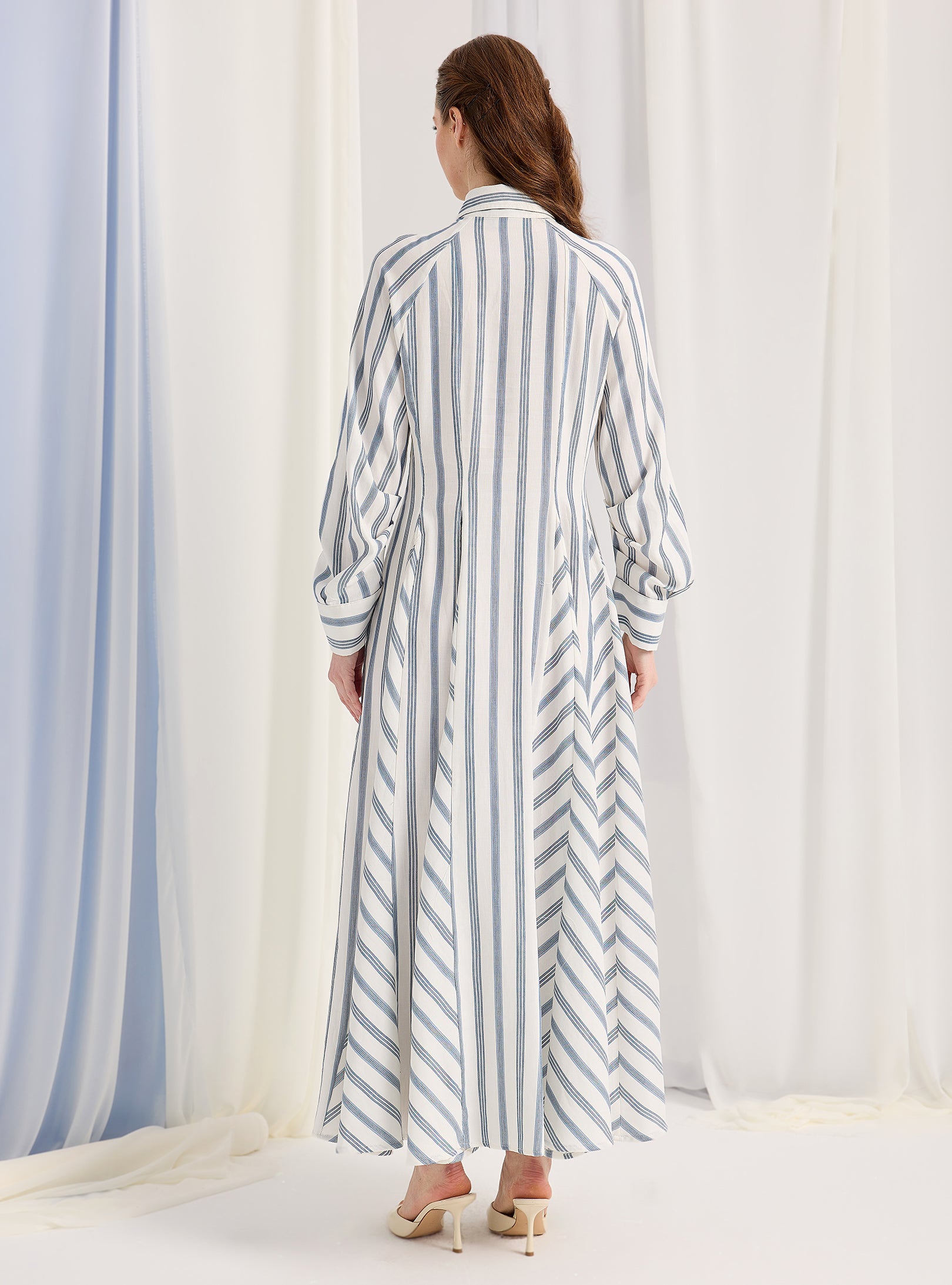 White Stripe Maxi Dress - Store WF