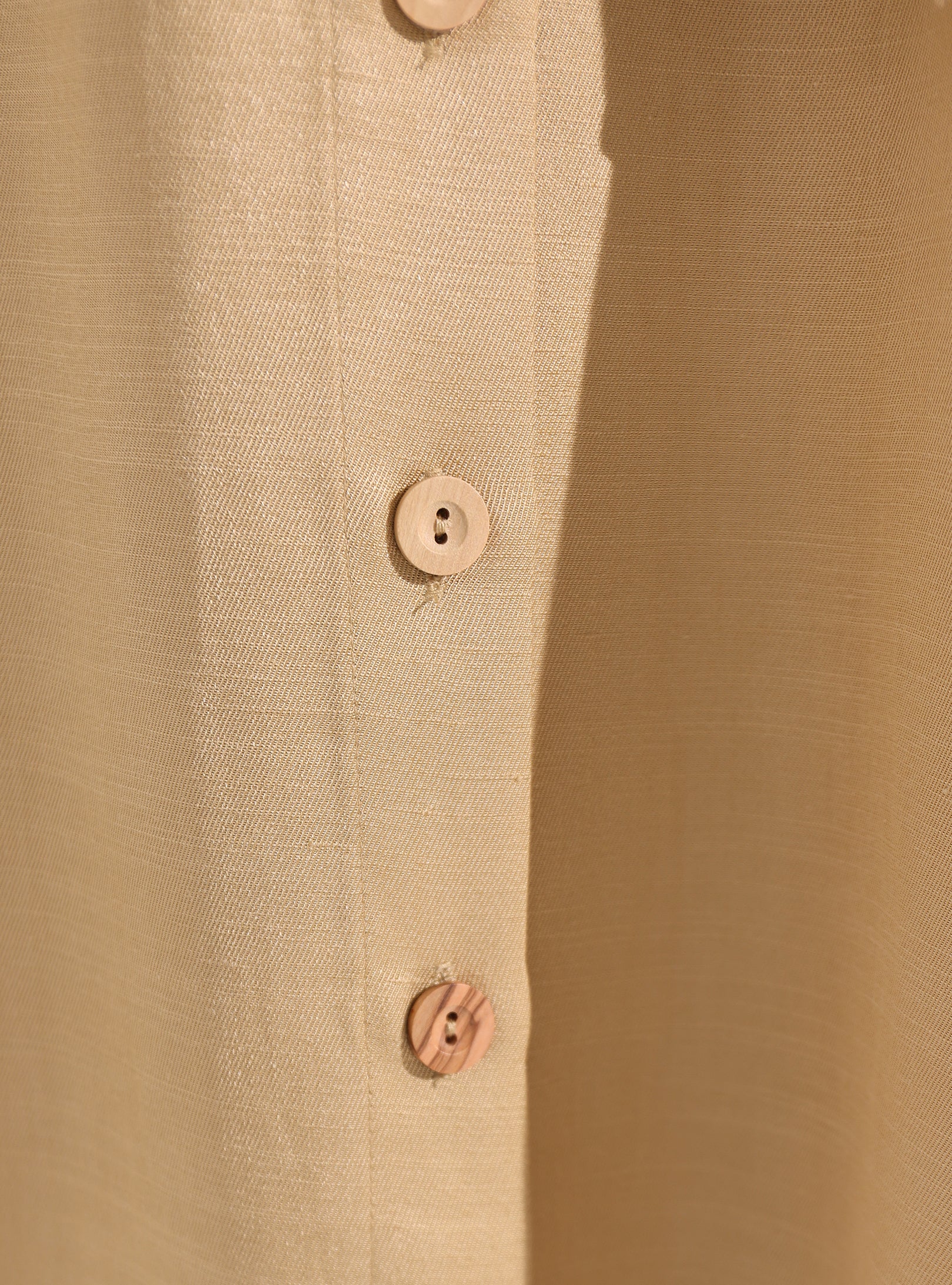 Gömlek Yakalı Kemerli Maksi Elbise