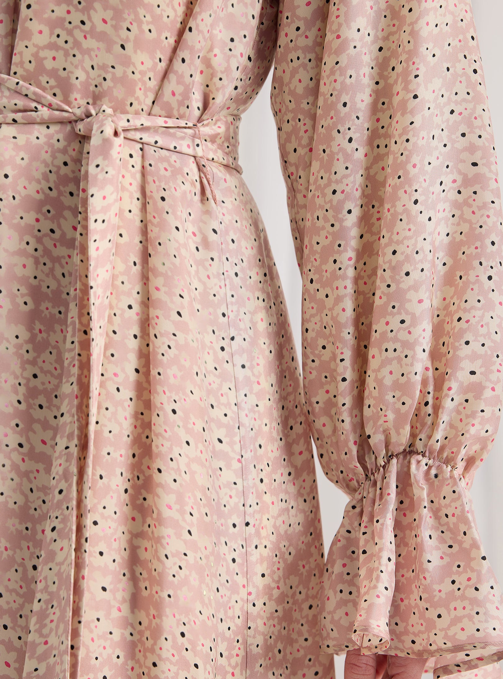 Daisy Printed Silk Touch Viscose Dress - Store WF