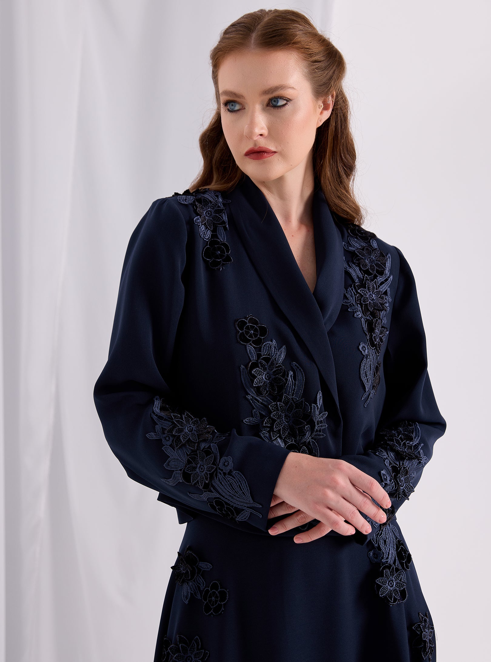 Embroidery Jacket & Skirt Set - Store WF