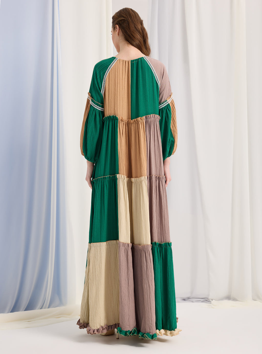 Multi Colour Over Size Maxi Dress - Store WF