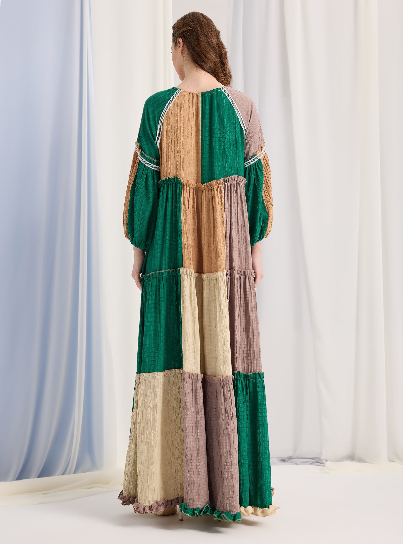 Multi Colour Over Size Maxi Dress - Store WF