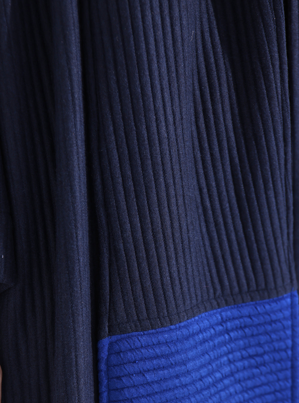 Long Stripe Knitwear Jacket With Scarf - Store WF