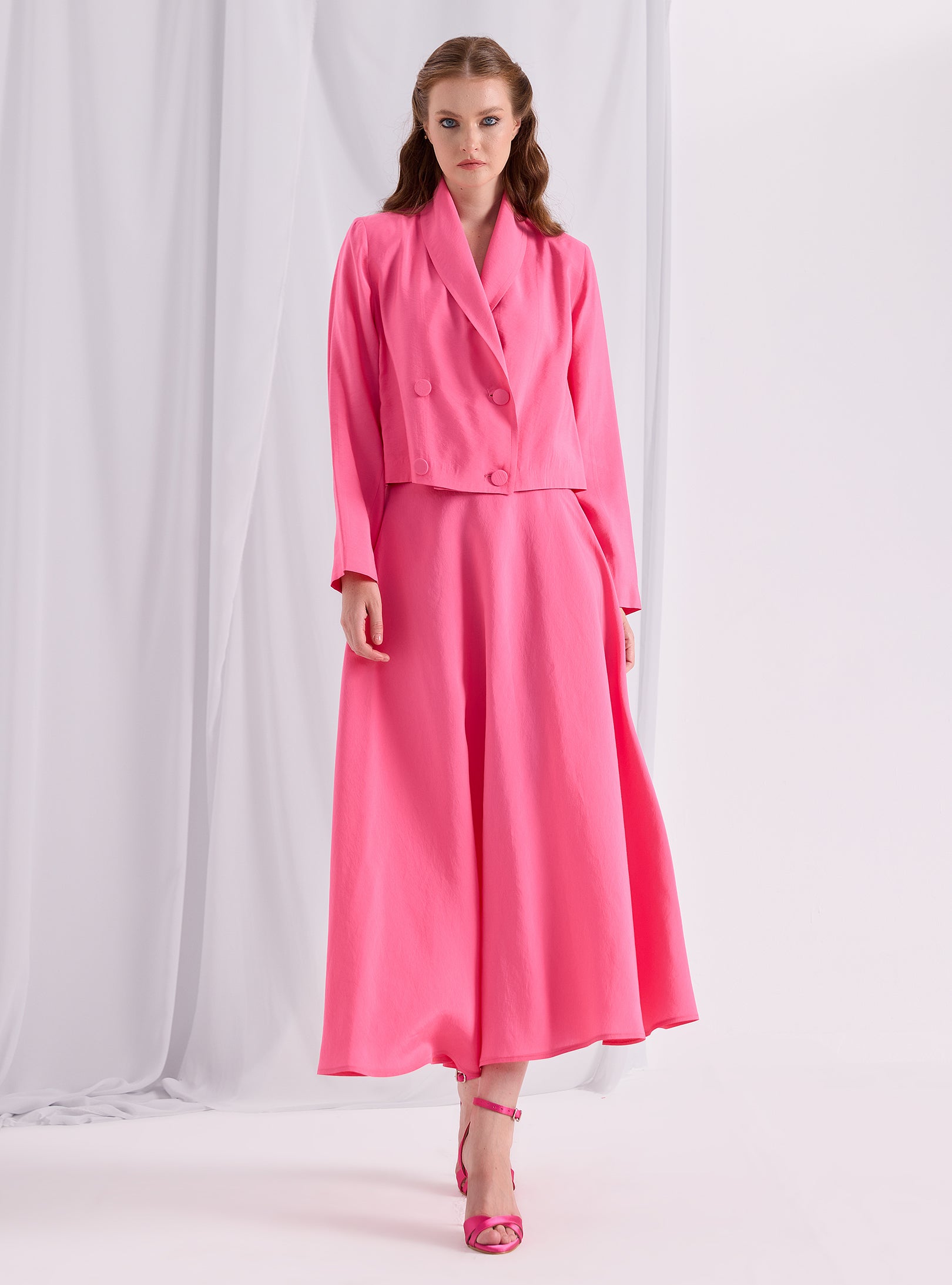 Pink Jacket & Skirt Set - Store WF