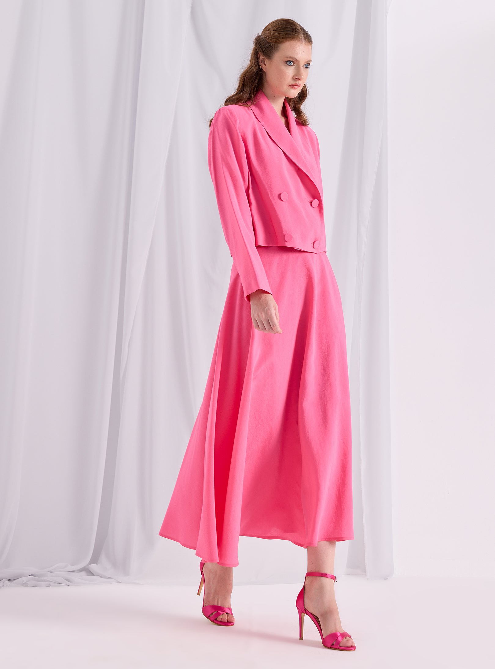 Pink Jacket & Skirt Set - Store WF