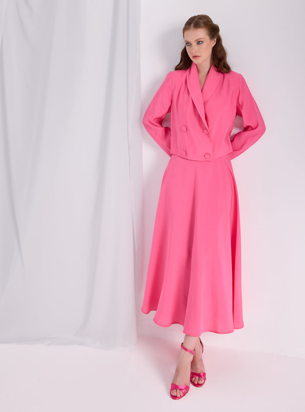 Pink Jacket & Skirt Set - Store WF