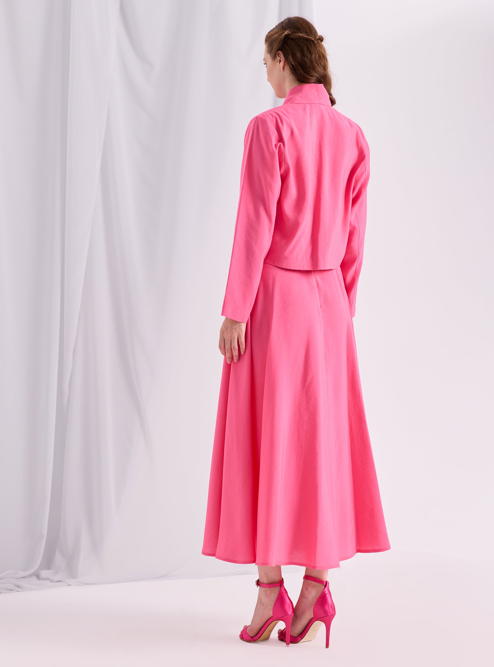 Pink Jacket & Skirt Set - Store WF