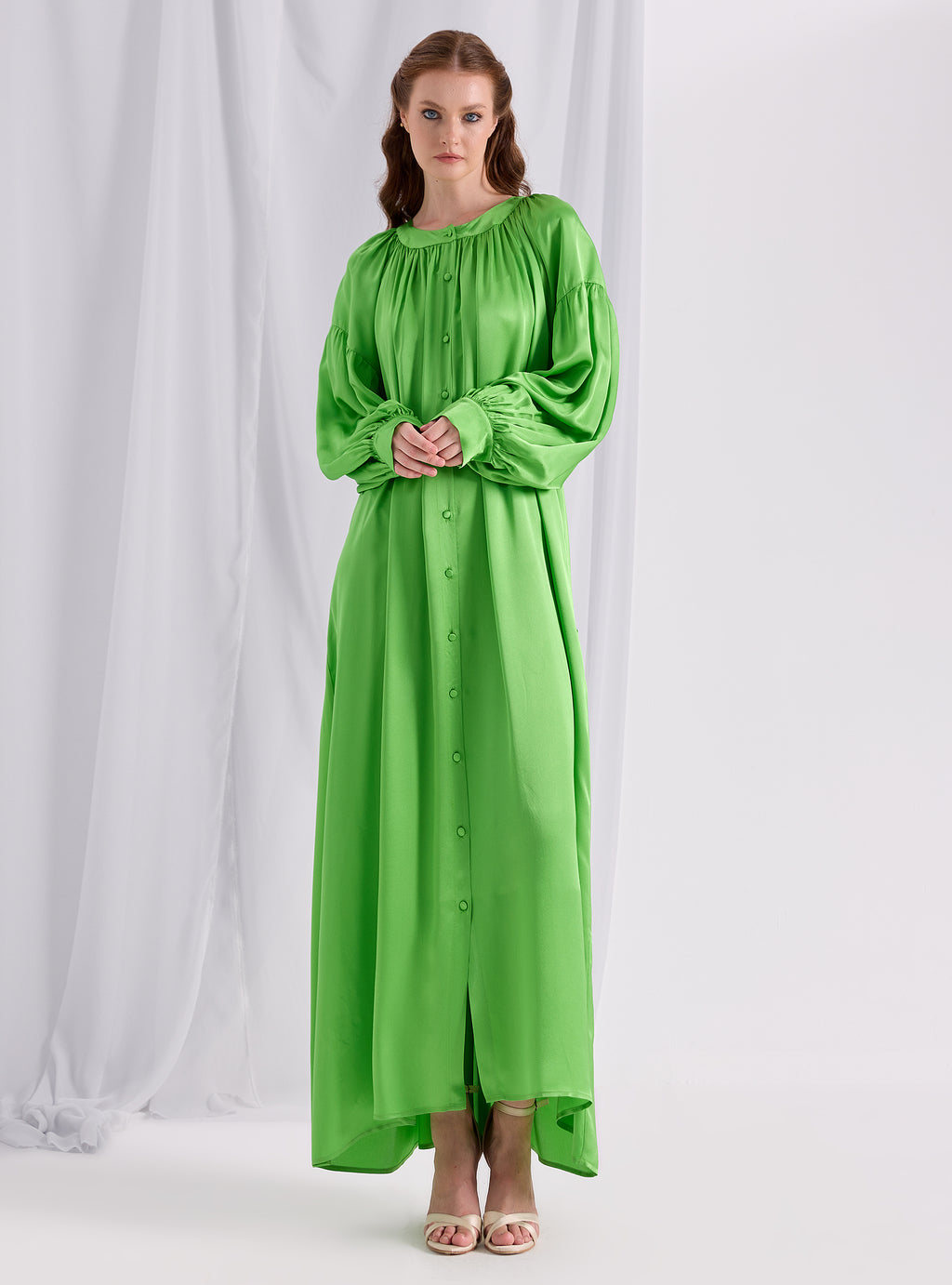 Green Over Size Dress - Store WF