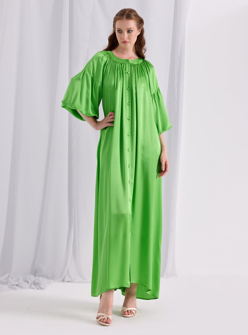 Green Over Size Dress - Store WF