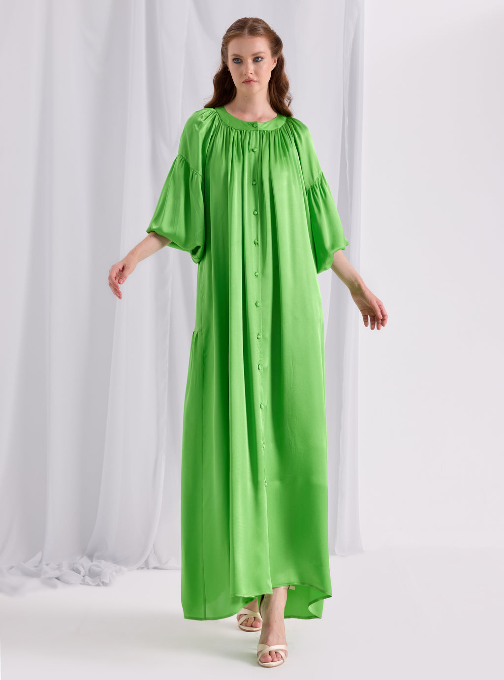 Green Over Size Dress - Store WF