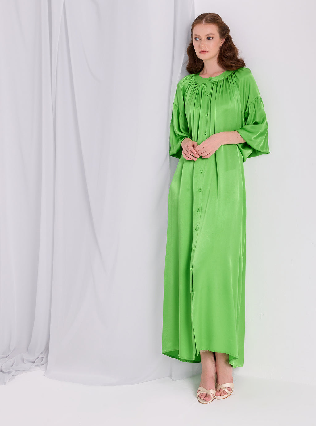 Green Over Size Dress - Store WF