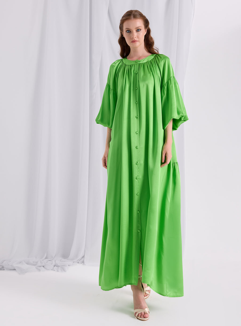 Green Over Size Dress - Store WF