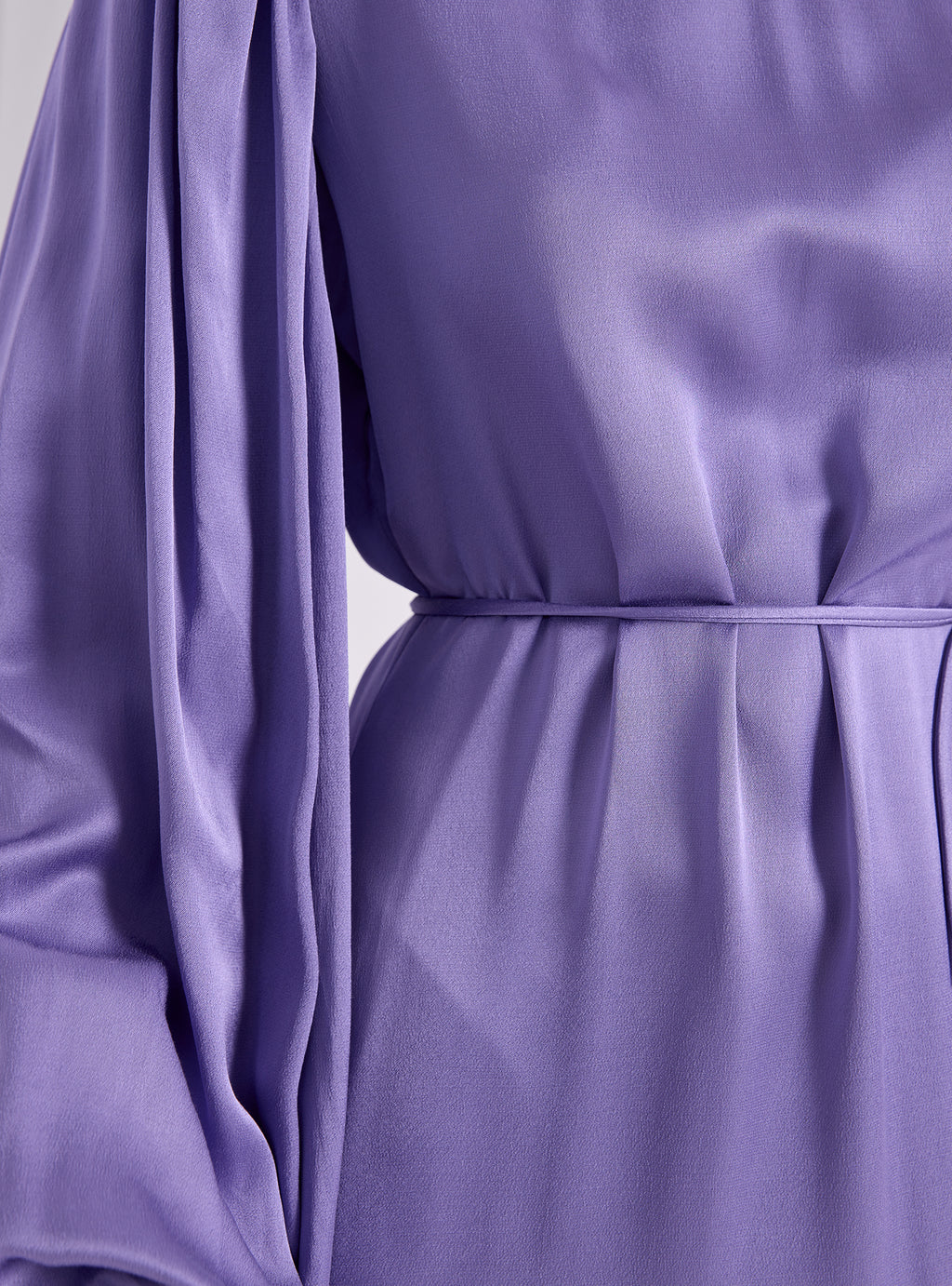 Tie Neck Belted Maxi Dress - Store WF