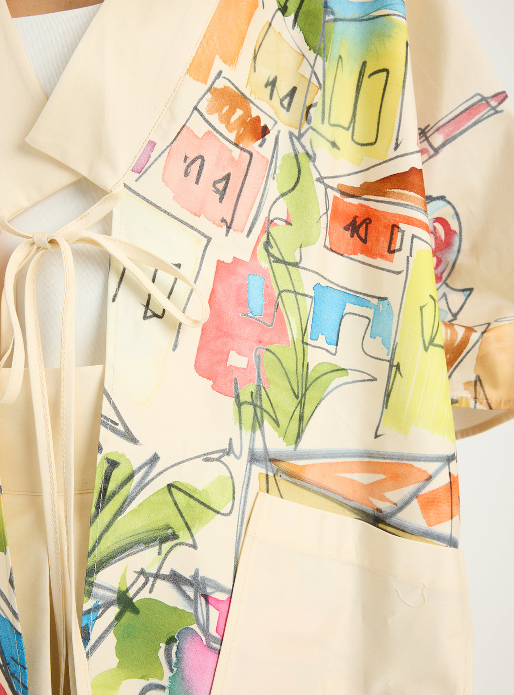 City Printed Cotton-poplin Jacket & Skirt Set - Store WF