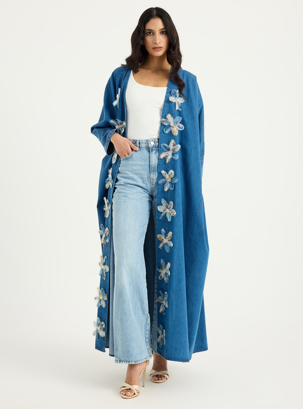 Denim Abaya - Store WF