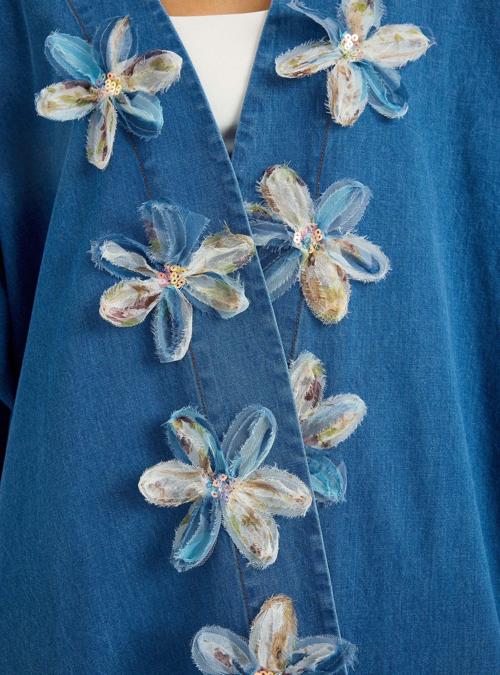 Denim Abaya - Store WF