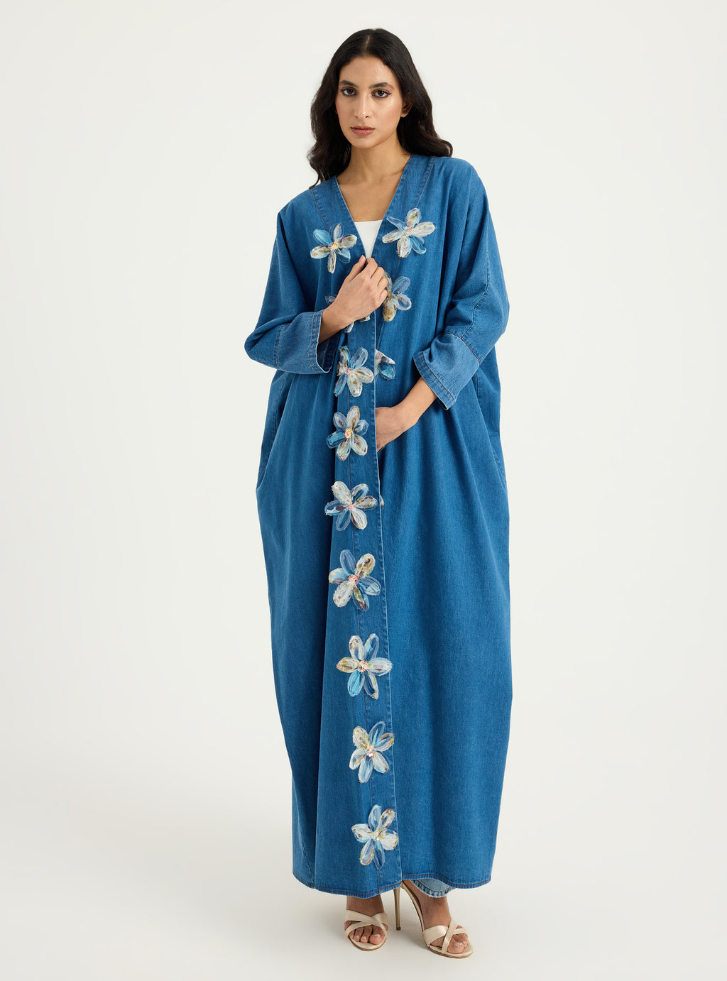 Denim Abaya - Store WF