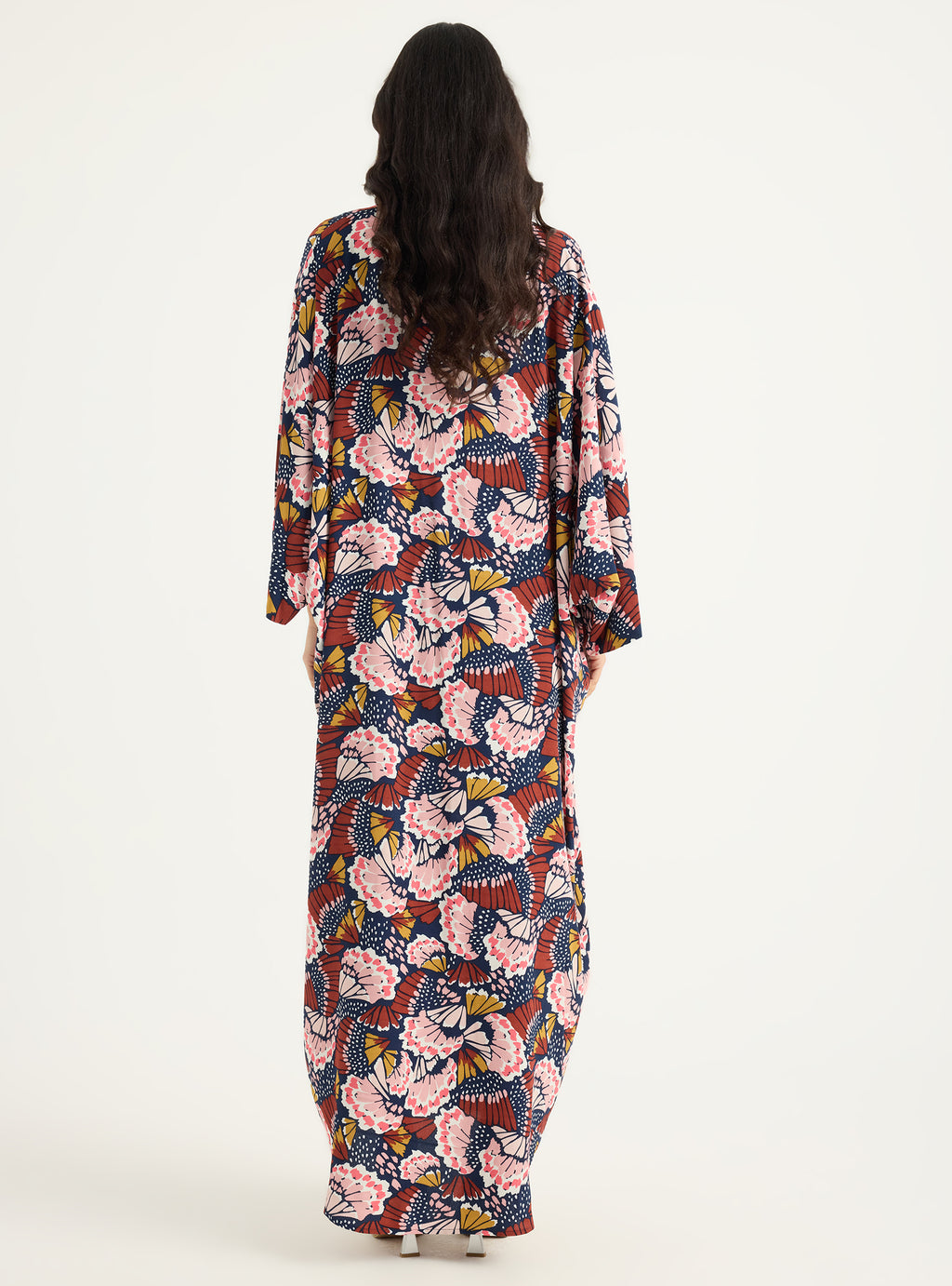 Viskoz Kaftan Elbise