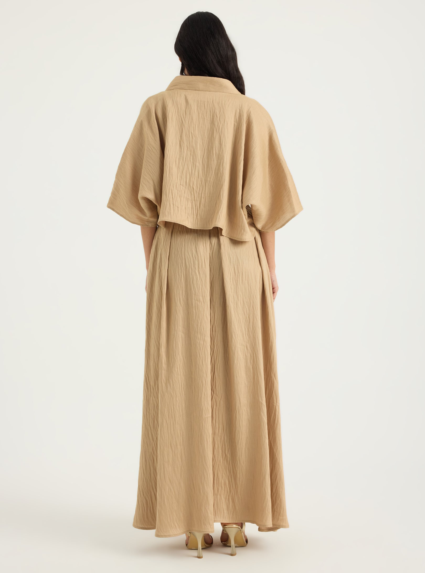 Linen Viscose Jacket & Skirt Set - Store WF