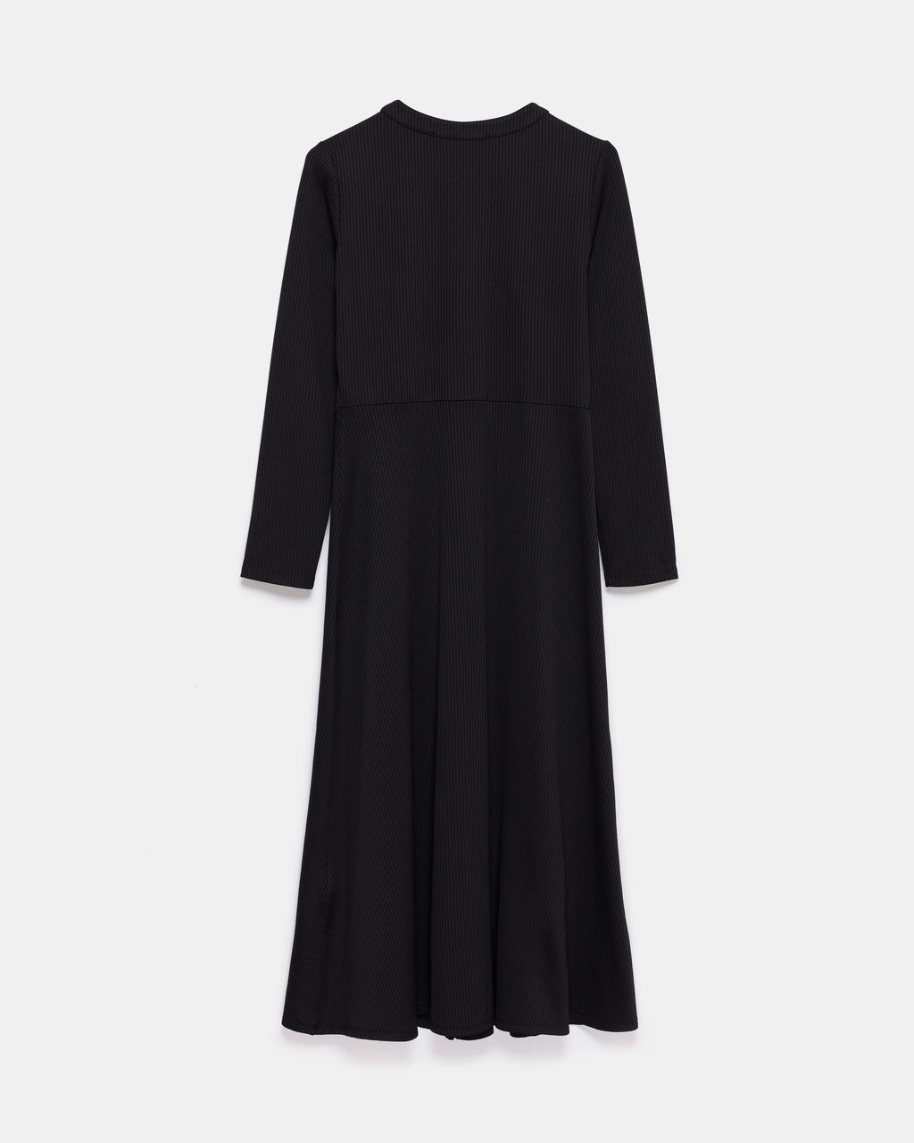 Black Signature Knit Dress with Gold Button - Store WF