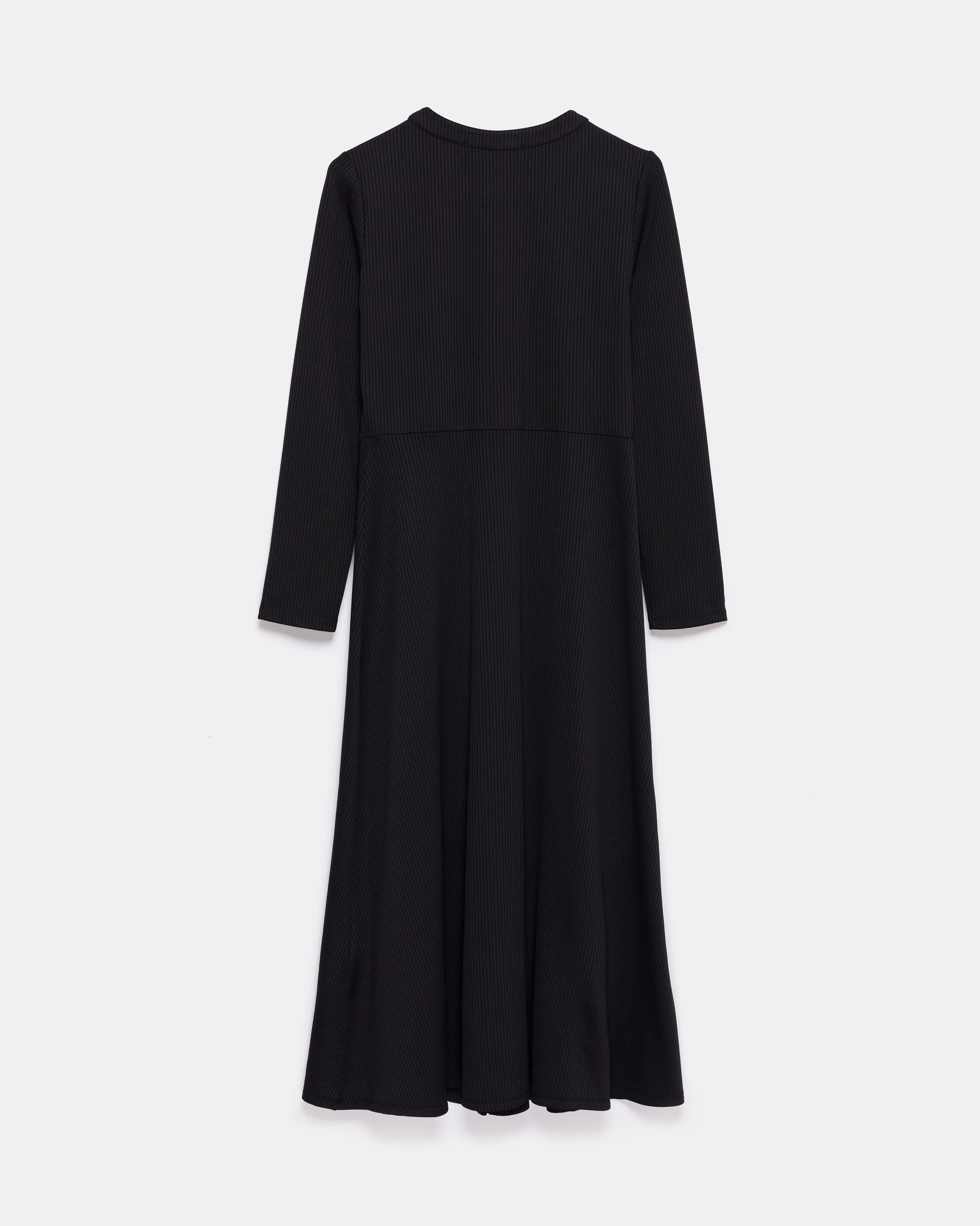 Black Signature Knit Dress with Gold Button - Store WF