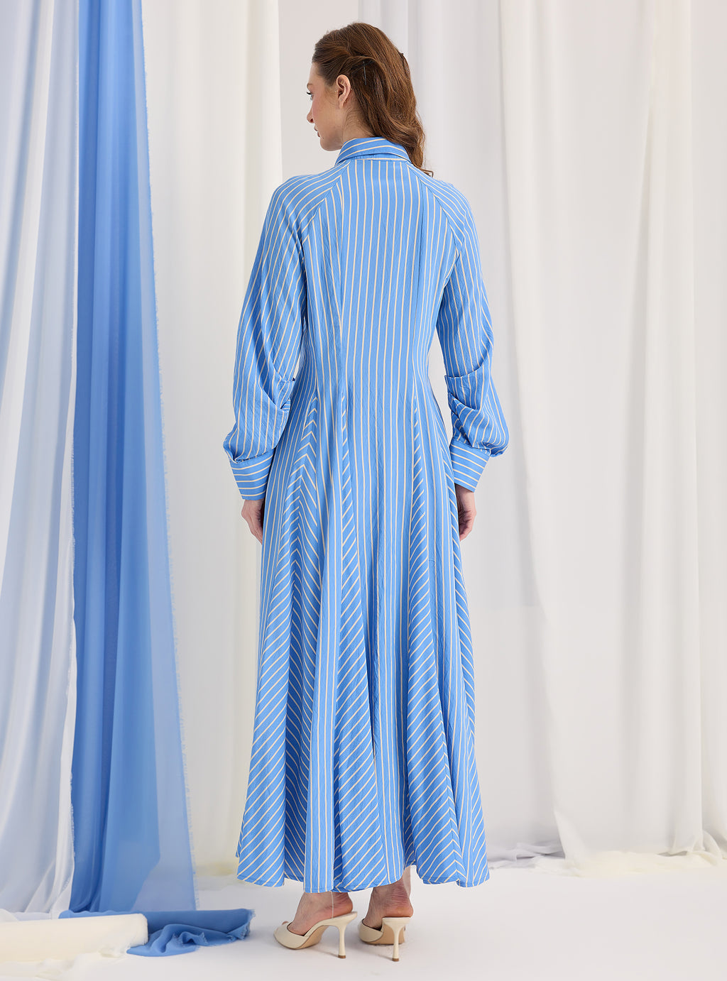 Blue Stripe Maxi Dress - Store WF