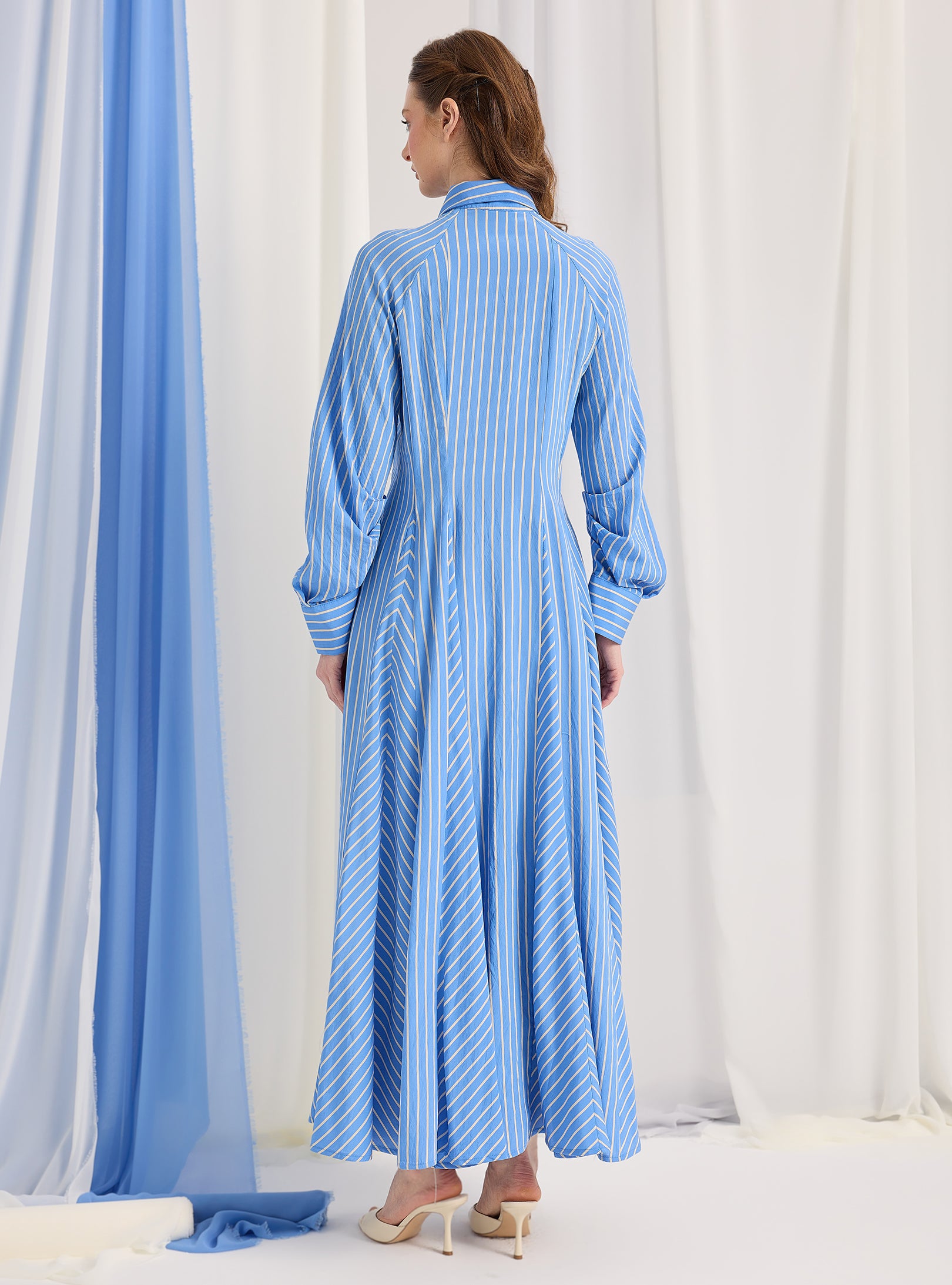 Blue Stripe Maxi Dress - Store WF