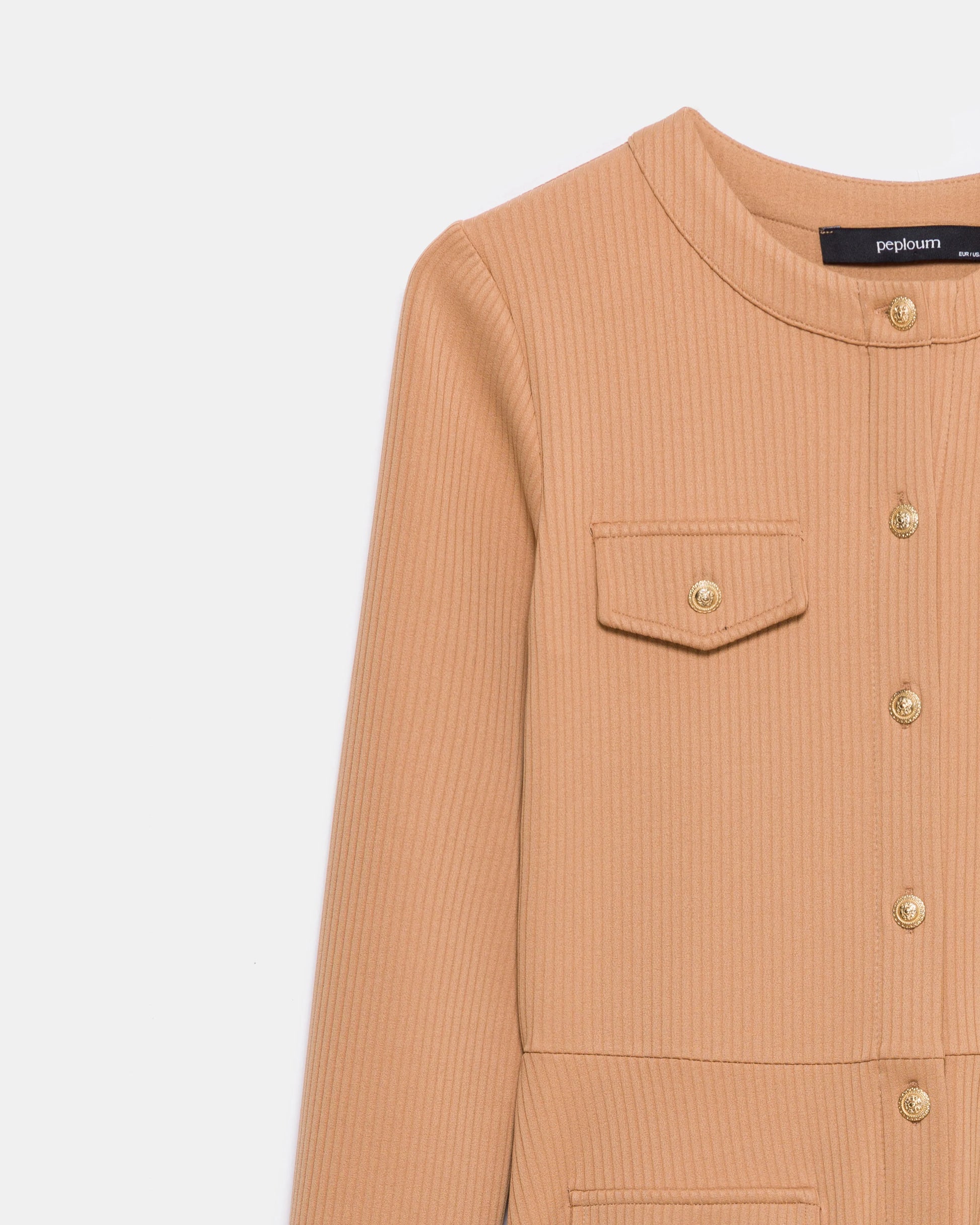 Signature Knit Dress with Gold Button - Store WF