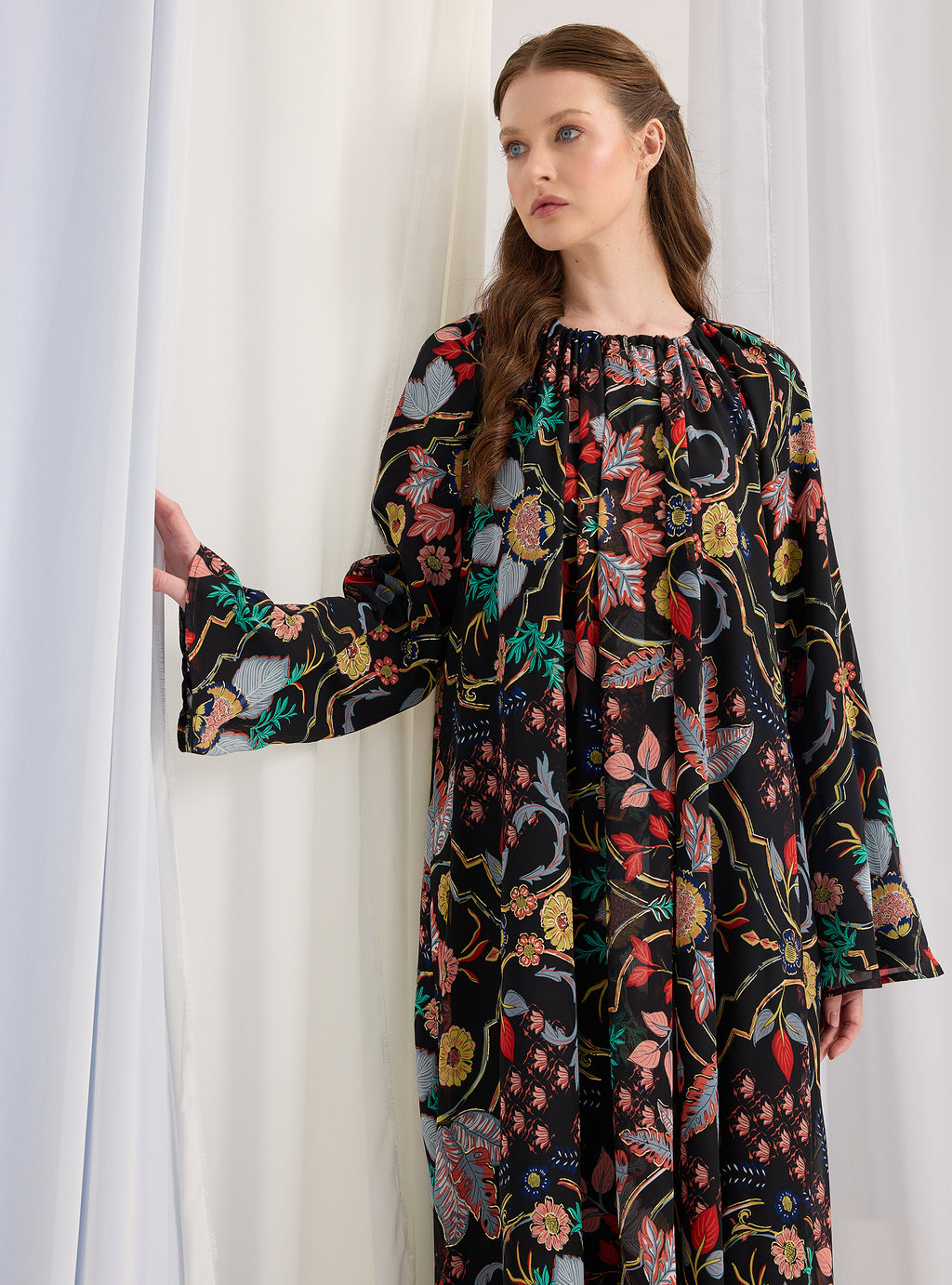 Black Gold Lurex Detailed Maxi Dress - Store WF