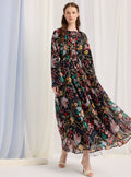 Black Gold Lurex Detailed Maxi Dress - Store WF