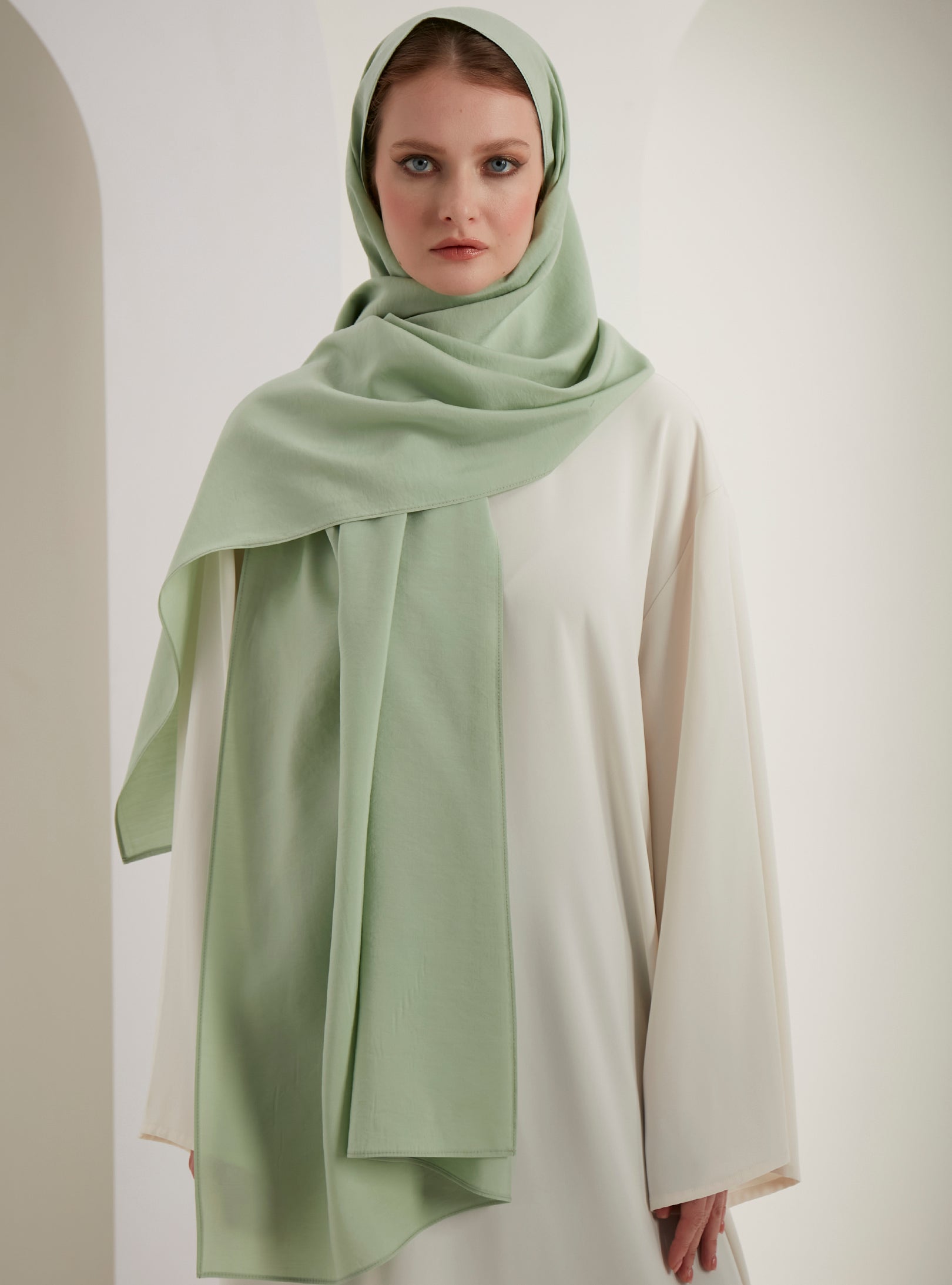 Mint Modal Scarves Hijab - Store WF