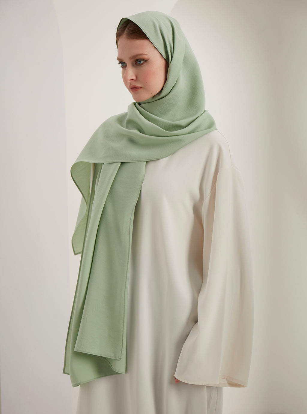 Mint Modal Scarves Hijab - Store WF