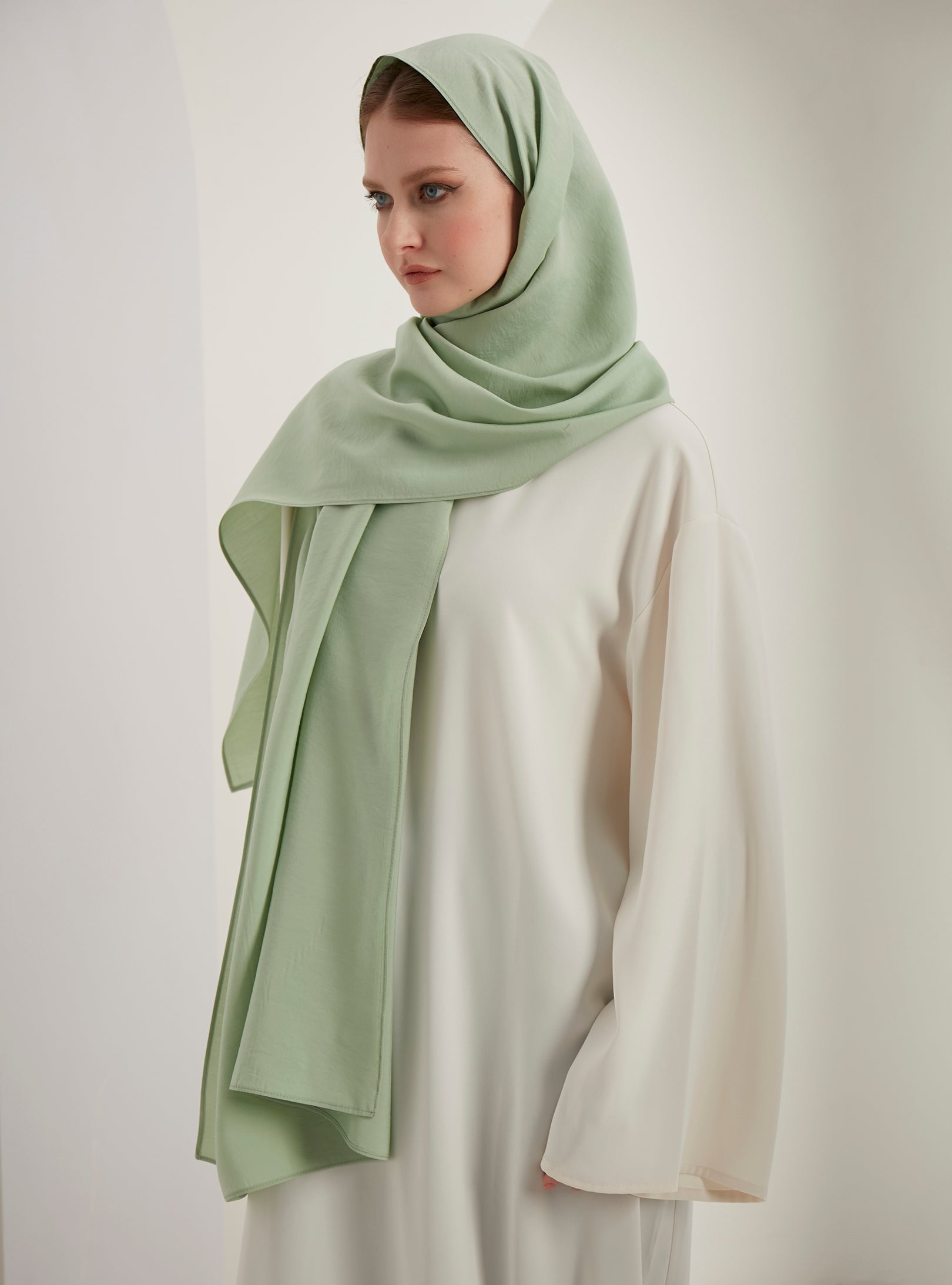 Mint Modal Scarves Hijab - Store WF