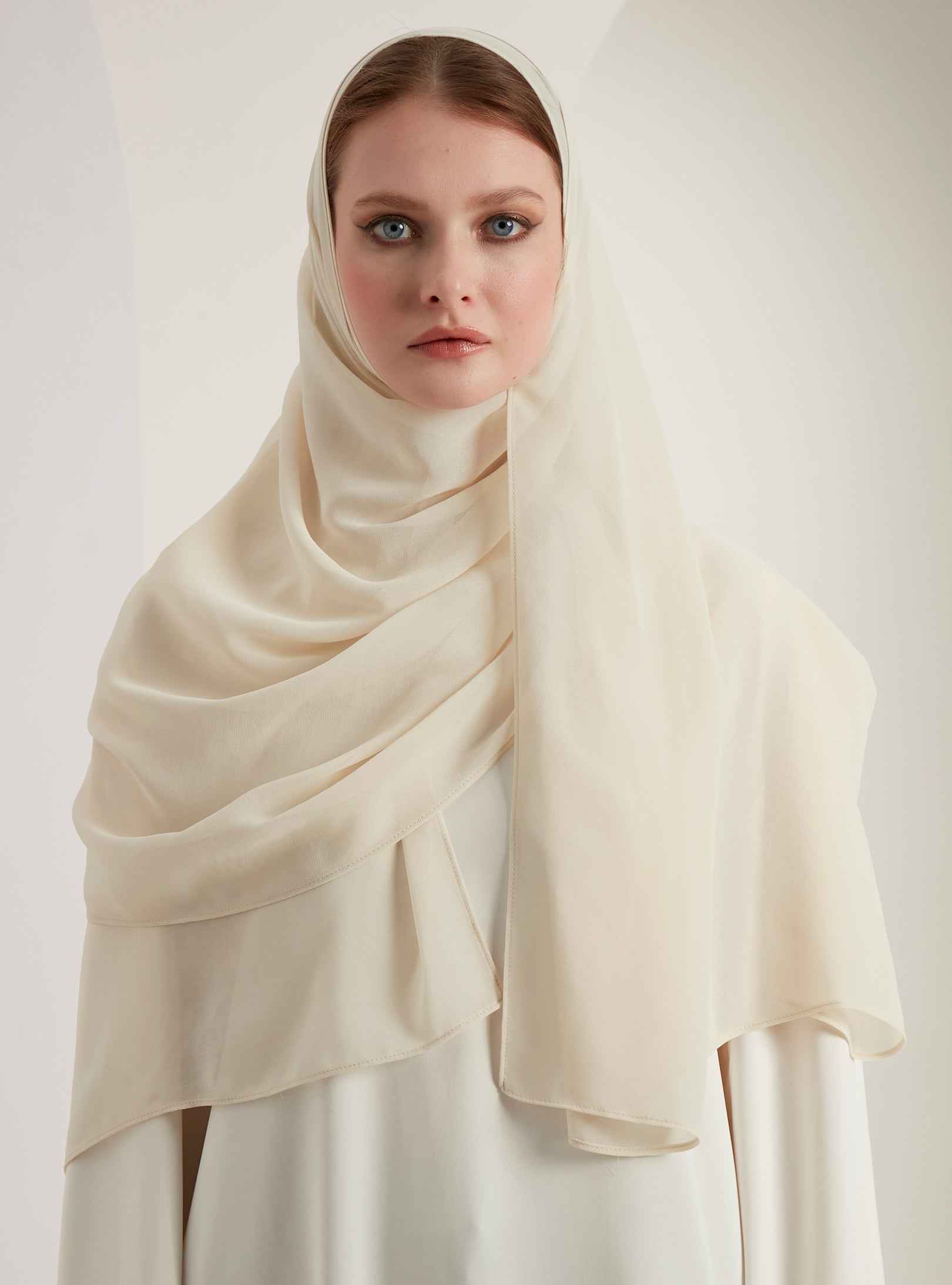 Soft Beige Scarves Shawl - Store WF