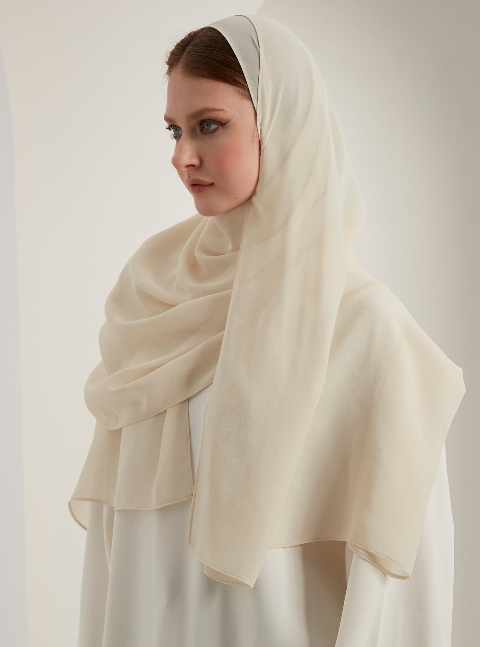 Soft Beige Scarves Shawl - Store WF