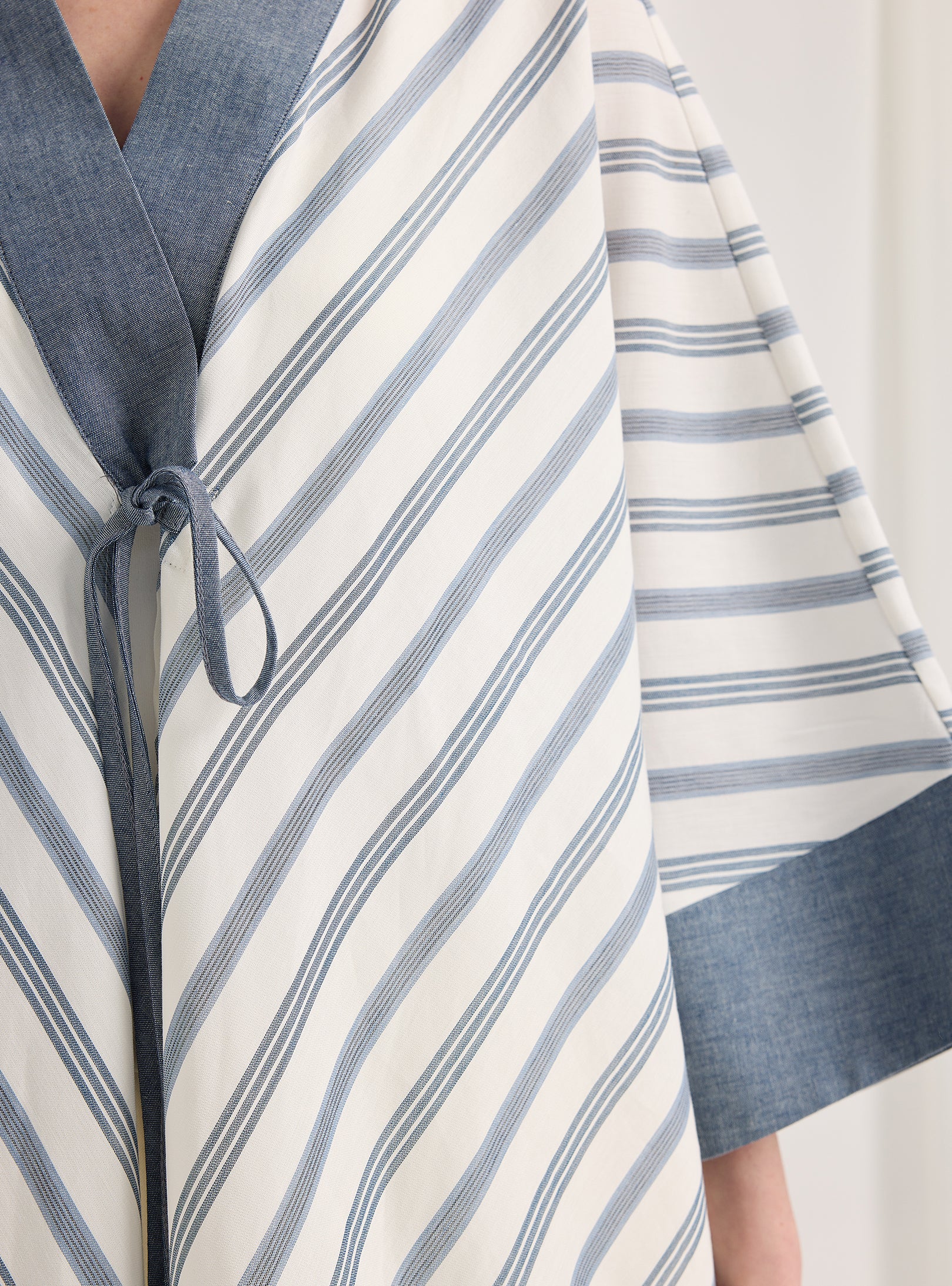 Cotton Stripe Abaya - Store WF